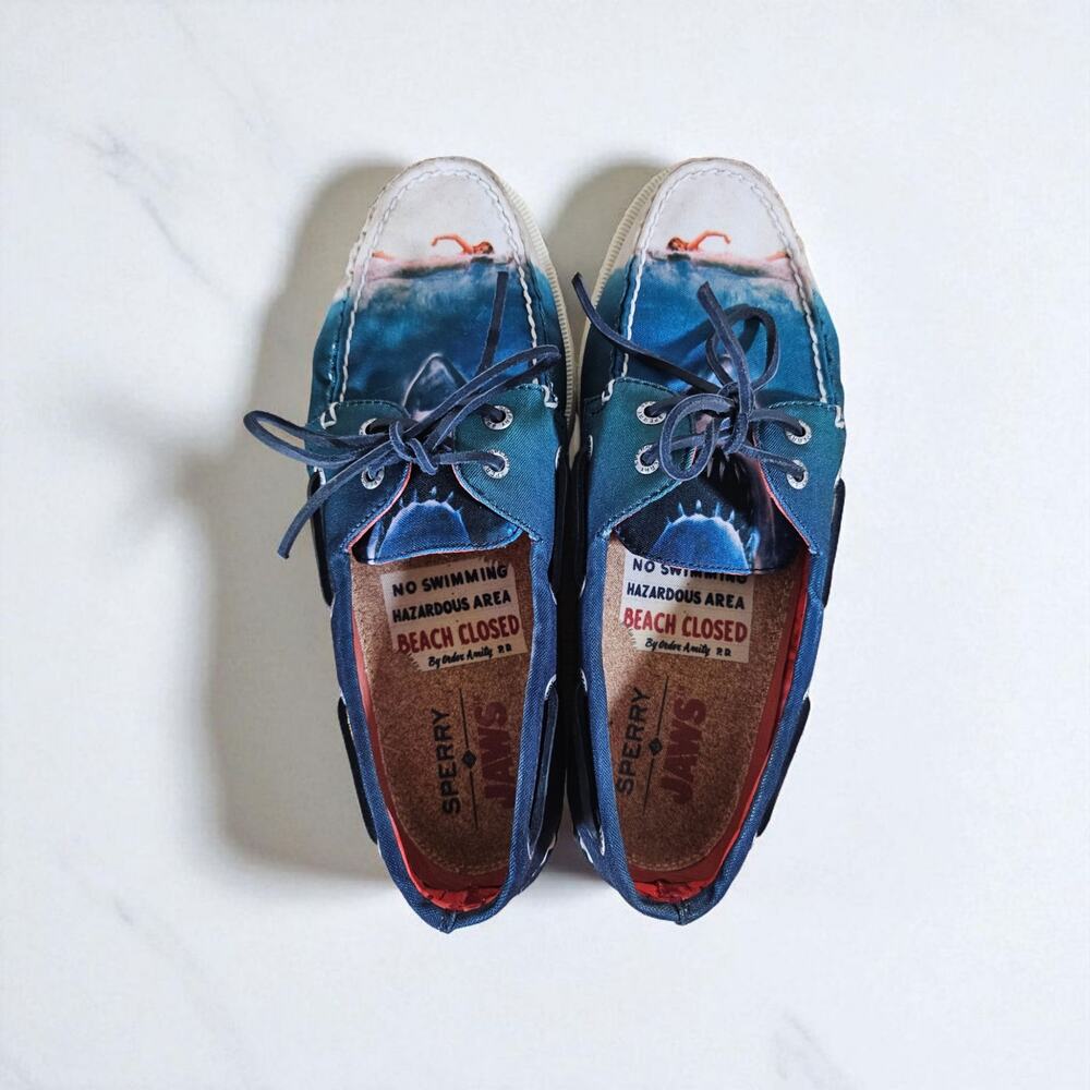 Sperry Men's Special Edition Jaws Boat Shoes - Picture 2 of 9